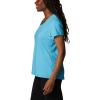 Columbia Womens Sun Trek™ Ss Tee(Blue Chill Heather)