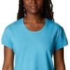 Columbia Womens Sun Trek™ Ss Tee(Blue Chill Heather)