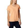 Columbia Womens Sun Trek™ Ss Tee(Peach Heather)
