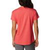 Columbia Womens Sun Trek™ Ss Tee(Red Hibiscus Heather)