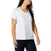Columbia Womens Sun Trek™ Ss Tee(White)
