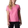 Columbia Womens Sun Trek™ Ss Tee(Wild Geranium Heather)