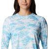 Columbia Women’s Super Tidal Tee Long Sleeve(Atoll Pfg Camo Print)