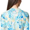 Columbia Women’s Super Tidal Tee Long Sleeve(Blue Macaw Philo Palms)