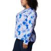 Columbia Women’s Super Tidal Tee Long Sleeve(Blue Macaw/Auroras Print)