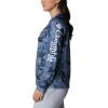 Columbia Women’s Super Tidal Tee Long Sleeve(Collegiate Navy Fish Frenzy Print)