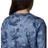 Columbia Women’s Super Tidal Tee Long Sleeve(Collegiate Navy Fish Frenzy Print)