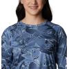 Columbia Women’s Super Tidal Tee Long Sleeve(Collegiate Navy Fish Frenzy Print)