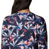 Columbia Women’s Super Tidal Tee Long Sleeve(Collegiate Navy Hidden Paradise)