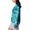 Columbia Women’s Super Tidal Tee Long Sleeve(Electric Turquoise Realtree Horizon)