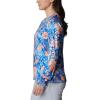 Columbia Women’s Super Tidal Tee Long Sleeve(Harbor Blue Batik Floral Print)
