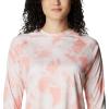 Columbia Women’s Super Tidal Tee Long Sleeve(Tiki Pink/Auroras Print)