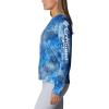 Columbia Women’s Super Tidal Tee Long Sleeve(Tropic Water Batik Floral Print)