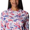 Columbia Women’s Super Tidal Tee Long Sleeve(Ultra Pink Shorebreak)
