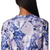Columbia Women’s Super Tidal Tee Long Sleeve(Violet Sea Philo Palms)
