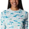 Columbia Women’s Super Tidal Tee Long Sleeve(White Shorebreak)