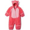 Columbia baby-girls Foxy Baby Sherpa Bunting(Bright Geranium/Pink Orchid)