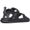 Columbia mens 2 Strap All Terrain Sport Sandal(Black/Titanium Grey Steel)