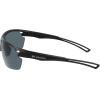 Columbia mens Barlow Basin Rectangular Sunglasses(Matte Black)