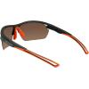 Columbia mens Barlow Basin Rectangular Sunglasses(Matte Black/Orange)