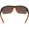 Columbia mens Barlow Basin Rectangular Sunglasses(Matte Black/Orange)