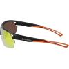 Columbia mens Barlow Basin Rectangular Sunglasses(Matte Black/Orange)