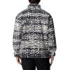 Columbia mens Helvetia Ii Printed Half Snap Fleece(Black Stippled Stripe)