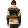 Columbia mens Helvetia Ii Printed Half Snap Fleece(Greenscape Dolomites)