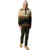 Columbia mens Helvetia Ii Printed Half Snap Fleece(Greenscape Dolomites)