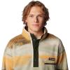Columbia mens Helvetia Ii Printed Half Snap Fleece(Greenscape Dolomites)