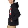 Columbia mens Pfg Fish Flag II Hoodie(Black/Red Spark Fl)