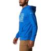 Columbia mens Pfg Fish Flag II Hoodie(Blue Macaw/Gulf Stream Usa)