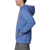 Columbia mens Pfg Fish Flag II Hoodie(Bluebell/Faded Peach Usa)