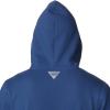 Columbia mens Pfg Fish Flag II Hoodie(Carbon/White Trout Flies)