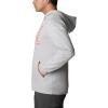 Columbia mens Pfg Fish Flag II Hoodie(Cool Grey/Salmon Offshore Fish)