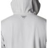 Columbia mens Pfg Fish Flag II Hoodie(Cool Grey/Salmon Offshore Fish)