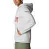 Columbia mens Pfg Fish Flag II Hoodie(Cool Grey/Texas)