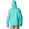 Columbia mens Pfg Fish Flag II Hoodie(Electric Turquoise/Bright Nectar Usa)