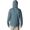 Columbia mens Pfg Fish Flag II Hoodie(Metal/Key West Bass Lures)