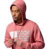 Columbia mens Pfg Fish Flag II Hoodie(Rosewood/White Usa)
