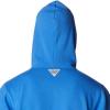 Columbia mens Pfg Fish Flag II Hoodie(Vivid Blue/Cocoa Butter Mid Atlantic)