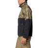 Columbia mens Phg Fleece Overlay II 1/4 Zip(Black/Mossy Oak Bottomland)