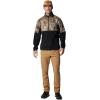 Columbia mens Phg Fleece Overlay II 1/4 Zip(Black/Realtree Edge)