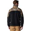 Columbia mens Phg Fleece Overlay II 1/4 Zip(Black/Realtree Edge)
