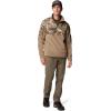 Columbia mens Phg Fleece Overlay II 1/4 Zip(Flax/Realtree Edge)