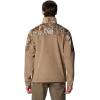 Columbia mens Phg Fleece Overlay II 1/4 Zip(Flax/Realtree Edge)