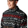 Columbia mens Rugged Ridge Half Snap Fleece(Black Madras Multi)