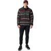 Columbia mens Rugged Ridge Half Snap Fleece(Black Madras Multi)