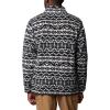 Columbia mens Rugged Ridge Half Snap Fleece(Dark Stone Madras Tonal)