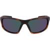 Columbia mens Slick Creek Rectangular Sunglasses(Matte Tort & Black/Green Mirror)